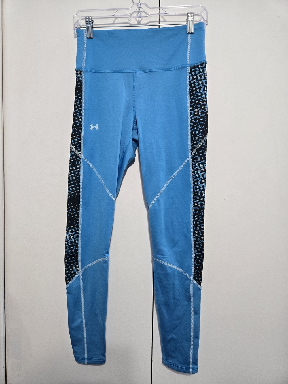 Under Armour Compression‎ Leggings Womens Medium Blue Athletic Workout Pants